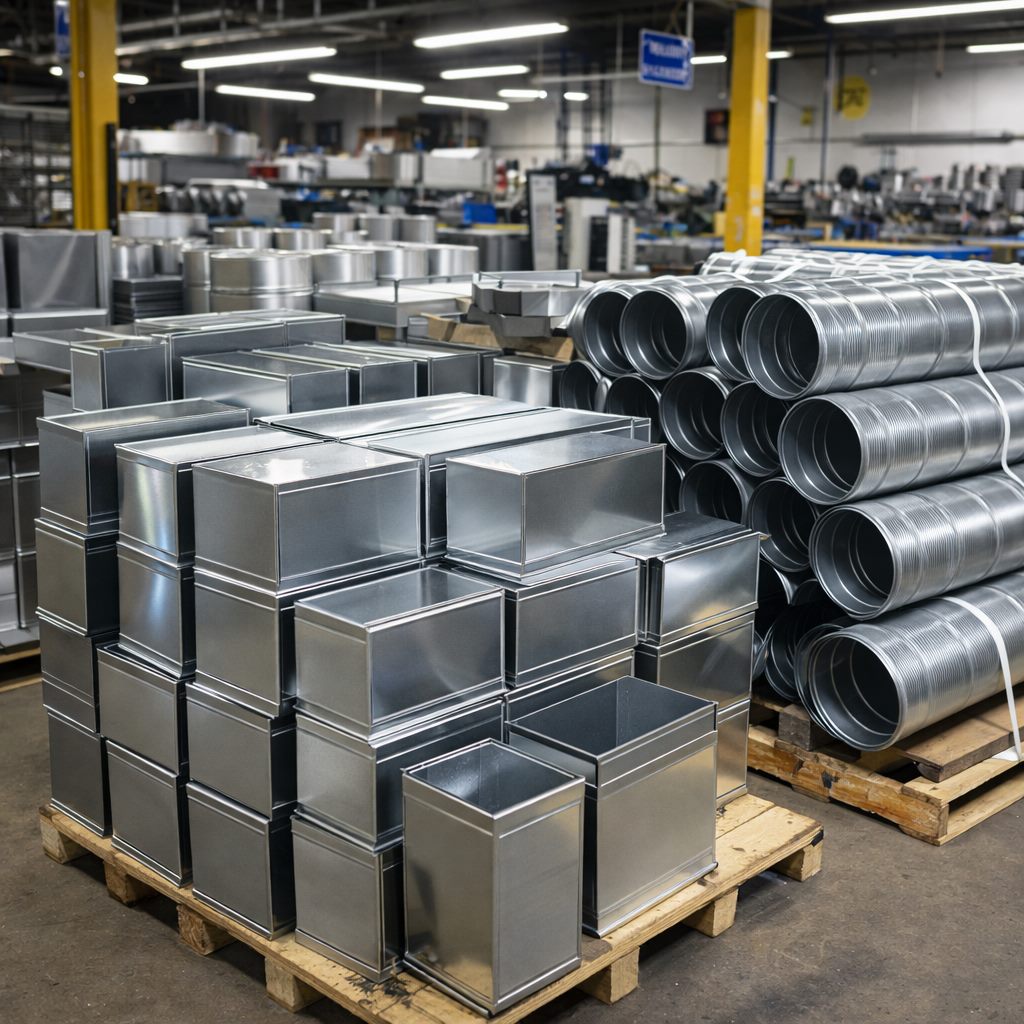 HVAC sheet metal ductwork