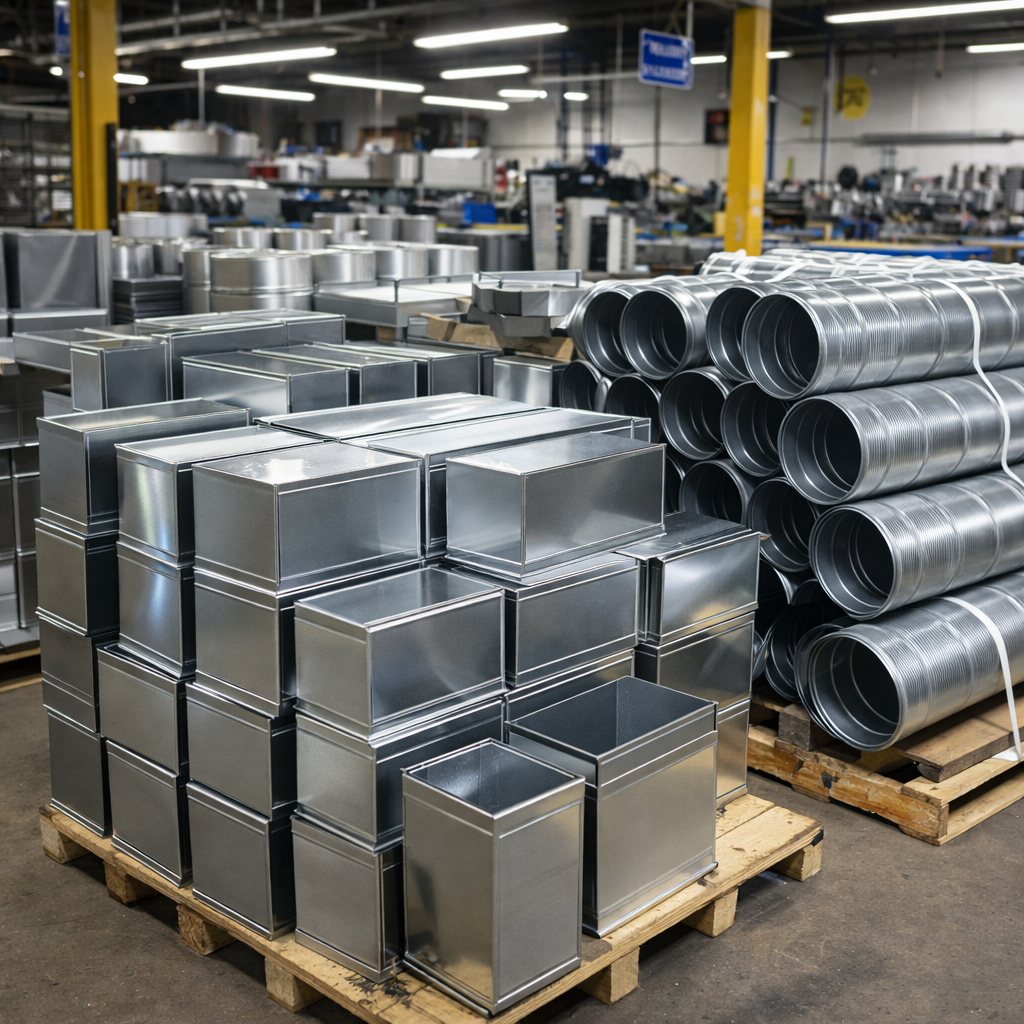 HVAC sheet metal ductwork