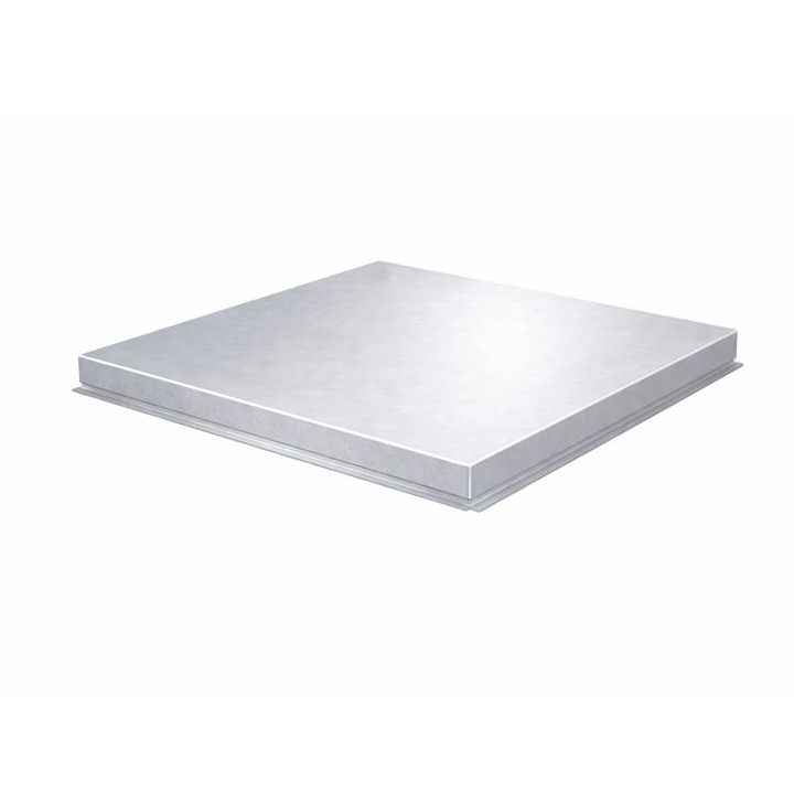Galvanized curb cap